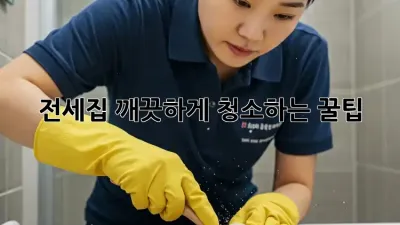 전세집 깨끗하게 청소하는 꿀팁! ✨