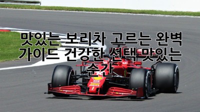 맛있는 보리차 고르는 완벽 가이드: 건강한 선택, 맛있는 순간!